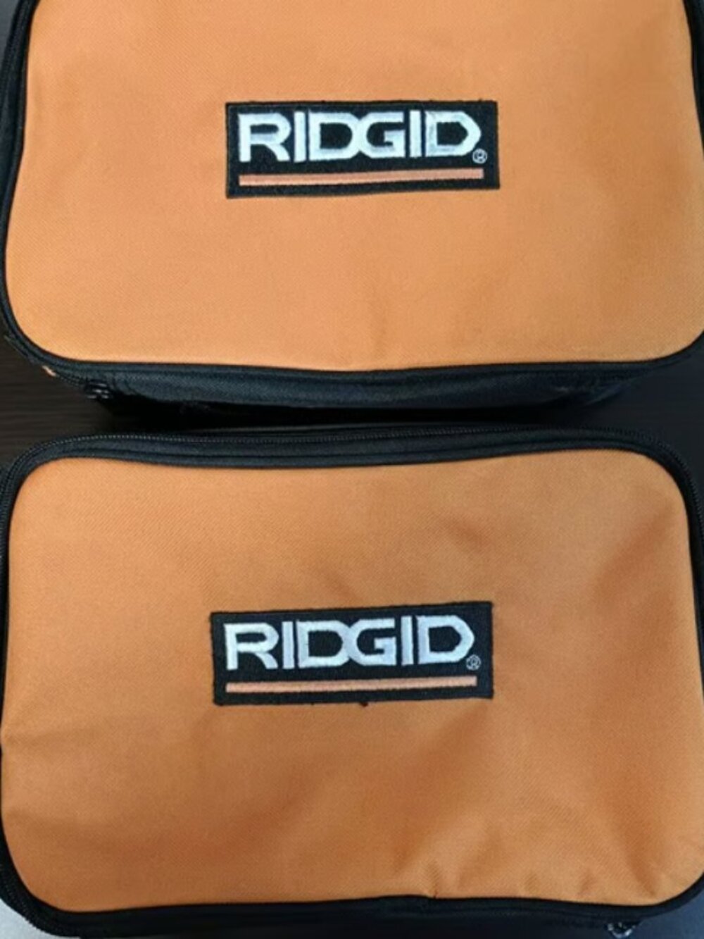 RIDGID Flat Tool Bag 2 Case 11x8x3 Contractor Storage Organizer New